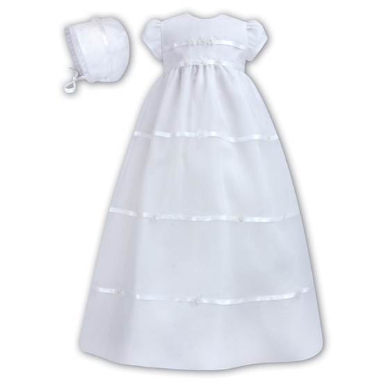 Sarah Louise Christening Robe & Bonnet - 187